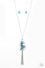 Load image into Gallery viewer, Party Girl Glow Paparazzi Necklace - Blue
