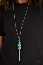 Load image into Gallery viewer, Party Girl Glow Paparazzi Necklace - Blue
