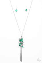 Load image into Gallery viewer, Party Girl Glow Paparazzi Necklace - Green
