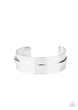 Load image into Gallery viewer, A HAUTE Number Paparazzi Cuff Bracelet  - Silver
