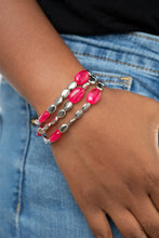 Load image into Gallery viewer, Paparazzi ♥ Sorry to Burst Your BAUBLE - Pink ♥ Bracelet
