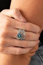 Load image into Gallery viewer, Clear as DAISY Paparazzi Ring - Blue
