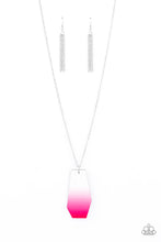 Load image into Gallery viewer, Watercolor Skies Paparazzi Wood Necklace - Pink

