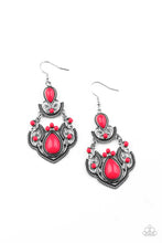 Load image into Gallery viewer, Palm Tree Tiaras Paparazzi Earring - Pink
