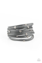 Load image into Gallery viewer, Fearlessly Layered Paparazzi Bracelet - Silver Magnetic
