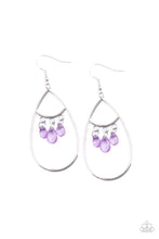 Load image into Gallery viewer, Shimmer Advisory Paparazzi Earring - Purple
