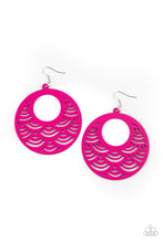 Load image into Gallery viewer, SEA Le Vie! Paparazzi Wood Earring - Pink
