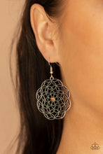 Load image into Gallery viewer, Botanical Bash Paparazzi Earring - Brown
