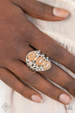 Load image into Gallery viewer, Underrated Shimmer Paparazzi Ring - Orange Moonstone
