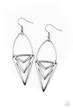 Load image into Gallery viewer, Proceed With Caution Paparazzi Earring - Black - Gunmetal

