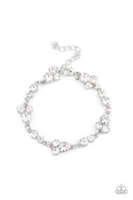 Load image into Gallery viewer, Social GLISTENING Paparazzi Bracelet  - White
