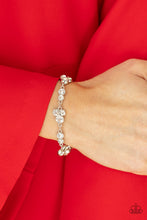 Load image into Gallery viewer, Social GLISTENING Paparazzi Bracelet  - White
