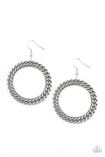 Load image into Gallery viewer, Above The RIMS Paparazzi Earring - Silver
