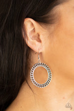 Load image into Gallery viewer, Above The RIMS Paparazzi Earring - Silver
