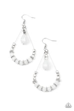 Load image into Gallery viewer, Lovely Lucidity Paparazzi Earring - White
