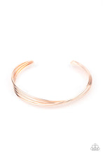 Load image into Gallery viewer, Bringing Basics Back Paparazzi Cuff Bracelet - Rose Gold
