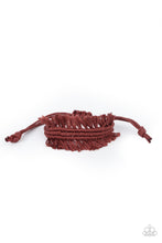 Load image into Gallery viewer, Make Yourself at HOMESPUN Paparazzi Urban Pull Cord Bracelet  - Brown
