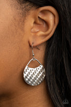 Load image into Gallery viewer, Im Sensing a Pattern Here Paparazzi Earring - Silver
