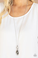 Load image into Gallery viewer, Glamorously Glaring Paparazzi Necklace - Silver

