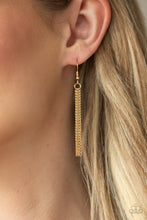 Load image into Gallery viewer, Glamorously Glaring Paparazzi Necklace - Gold
