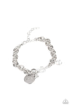 Load image into Gallery viewer, Lovable Luster Paparazzi Charm Bracelet - White
