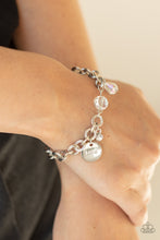 Load image into Gallery viewer, Lovable Luster Paparazzi Charm Bracelet - White
