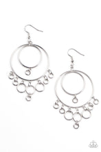Load image into Gallery viewer, Roundabout Radiance Paparazzi Earring - Silver
