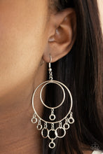 Load image into Gallery viewer, Roundabout Radiance Paparazzi Earring - Silver
