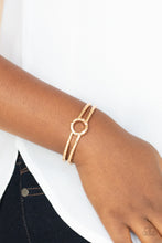 Load image into Gallery viewer, Historical Heirloom Paparazzi Cuff Bracelet - Gold
