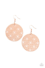 Load image into Gallery viewer, Metallic Mosaic Paparazzi Earring - Rose Gold
