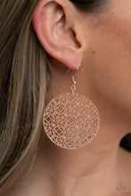 Load image into Gallery viewer, Metallic Mosaic Paparazzi Earring - Rose Gold

