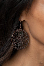 Load image into Gallery viewer, Make A MANDALA Out Of You Paparazzi Earring - Copper
