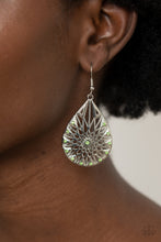 Load image into Gallery viewer, Icy Mosaic Paparazzi Earring - Green
