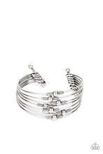 Load image into Gallery viewer, Industrial Intricacies Paparazzi Cuff Bracelet - Silver
