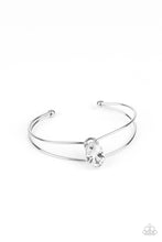 Load image into Gallery viewer, GLOW No Mercy Paparazzi Cuff Bracelet  - White
