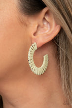 Load image into Gallery viewer, A Chance of RAINBOWS Paparazzi Hoop Earring - Green
