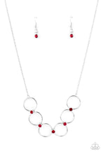 Load image into Gallery viewer, Paparazzi ♥ Regal Society - Red ♥ Necklace
