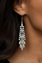 Load image into Gallery viewer, Crown Heiress Paparazzi Earring - White

