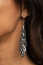 Load image into Gallery viewer, Crown Heiress Paparazzi Earring - Silver - Hematite
