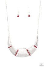 Load image into Gallery viewer, Going Through Phases Paparazzi Necklace - Red
