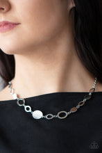 Load image into Gallery viewer, Working OVAL-time Paparazzi Necklace - Silver
