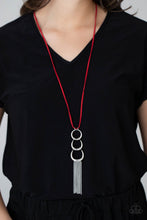 Load image into Gallery viewer, Industrial Conquest Paparazzi Necklace - Red
