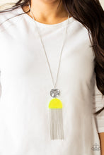 Load image into Gallery viewer, Color Me Neon Paparazzi Necklace - Yellow
