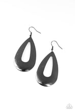 Load image into Gallery viewer, Hand It OVAL! Paparazzi Earring - Black - Gunmetal
