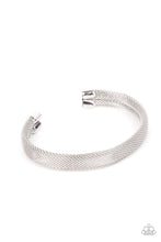 Load image into Gallery viewer, Ready, Willing, and CABLE Paparazzi Cuff Bracelet - Silver
