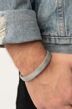 Load image into Gallery viewer, Ready, Willing, and CABLE Paparazzi Cuff Bracelet - Silver
