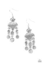 Load image into Gallery viewer, Get Your ARTIFACTS Straight Paparazzi Earring - Silver

