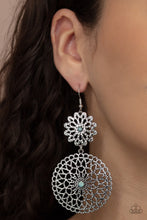 Load image into Gallery viewer, Garden Mantra Paparazzi Earring - Blue - Opal
