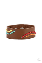 Load image into Gallery viewer, Harmonic Horizons Paparazzi Leather Urban Snap Bracelet - Multi
