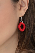 Load image into Gallery viewer, Top Of The WOOD Chain Paparazzi Necklace - Red
